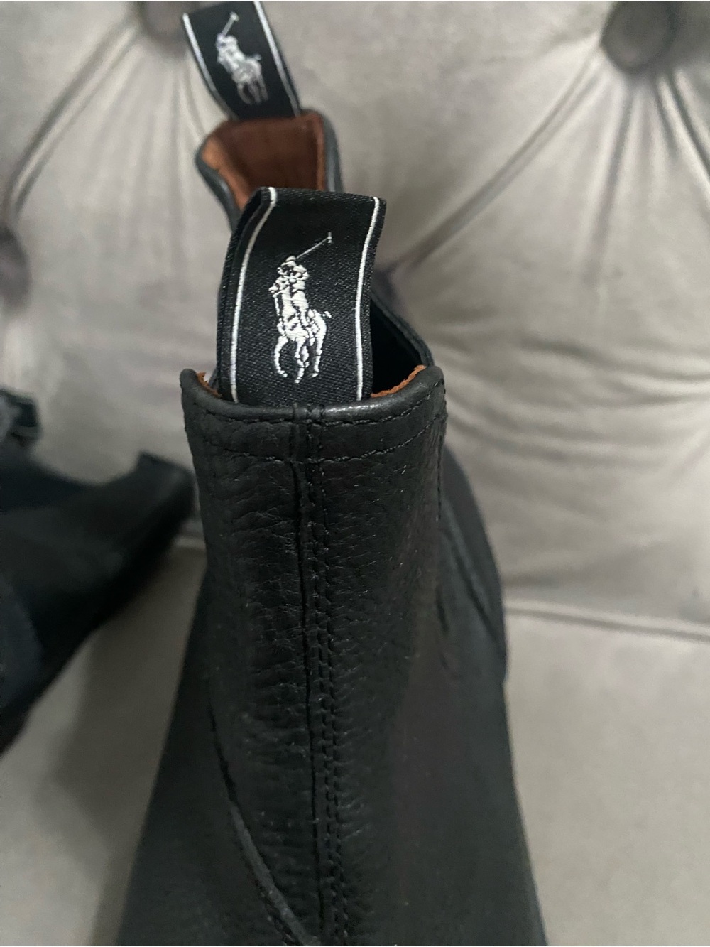 Polo Ralph Lauren Men's Oslo Leather Chelsea Boots 13D